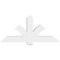 Ekena Millwork Redmond Architectural Grade PVC Gable Bracket, 60"W x 27 1/2"H x 6"D x 6"F, 11/12 Pitch GBP060X28X0606RED00 - alternate 3
